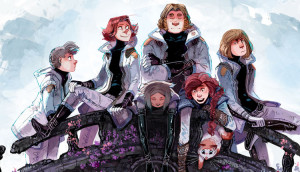 The image you're greeted with when you first visit the home page. A lot of webcomics have entirely white casts, but few put that shameful fact so blatantly on display.